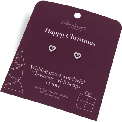 Hot Diamonds Silver Whisper Happy Christmas SWE013