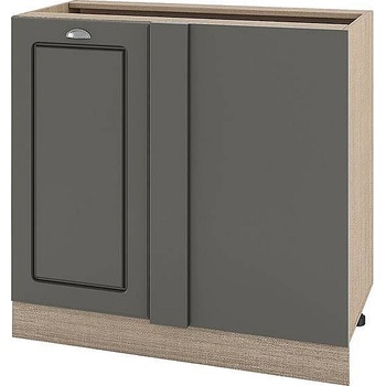 Image 1 of ИРИМ Долен ъглов кухненски шкаф Сити МФ-Цимент мат-06-42 90 см