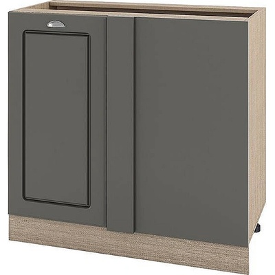 ИРИМ Долен ъглов кухненски шкаф Сити МФ-Цимент мат-06-42 90 см