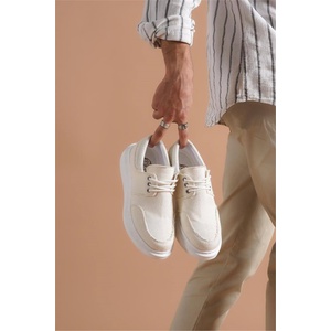 BOA Shoes Мъжки ежедневни обувки с връзки kb-042 - Бели #371327 (371327_Бяло)