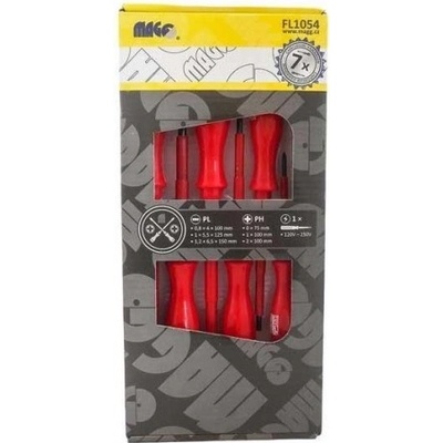 MAGG Sada elektrických skrutkovačov (3xPL, 3xPH, 1x tester) - 7 ks