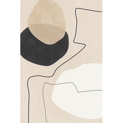 Plagát, Obraz - Organic Shapes & Lines Poster, 26.7 × 40 cm
