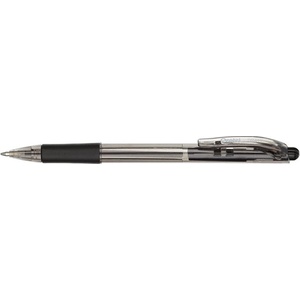Pentel Химикалка, 0, 35 мм, с бутон, pentel "bk417", черна bk417-a (bk417-a)