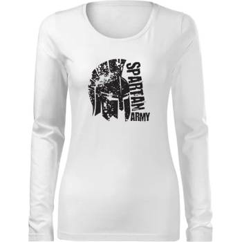 Image 1 of DRAGOWA Slim дамска тениска с дълъг ръкав, Леонид, бяла, 160г/м2 (8354)