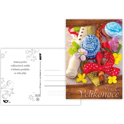 MFP Paper Pohlednice velikonoce 114 A vzor 2