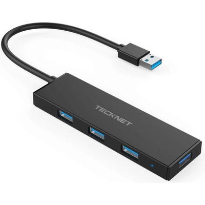 TeckNet HU05 USB 3.0 HUB - USB хъб с 4 USB 3.0 порта (черен)