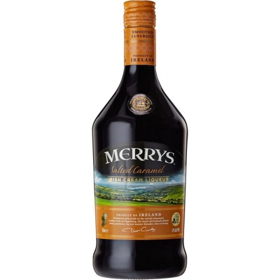 Merrys Salted Caramel Cream 17% 0,7 l (holá láhev)