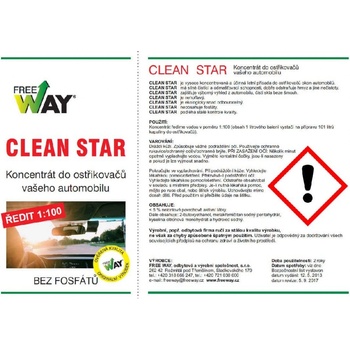 FreeWay Cleanstar letní superkoncentrát do ostřikovačů 10 l