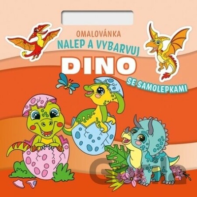 Baloušek nalepuj a vybarvuj dino