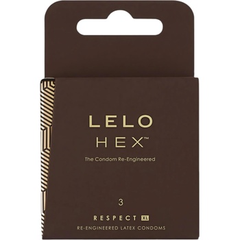 LELO Hex Respect XL - луксозен презерватив (3бр. )