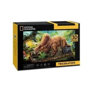 Lisciani Cubic Fun 3D PUZZLE NATIONAL GEOGRAPHIC TRICERATOPS