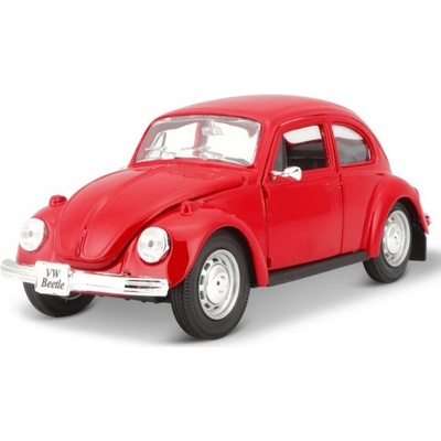 Maisto Volkswagen Beetle červená 1:24