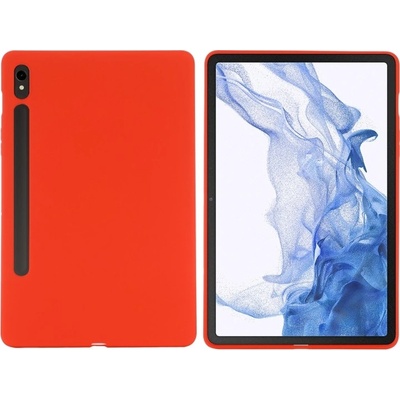Vsetkonamobil 66600 RUBBER Ochranný kryt pre Samsung Galaxy Tab S9 FE / Tab S10 FE / S10 Lite červený
