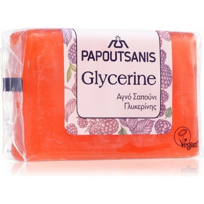 Papoutsanis mydlo na telo Glycerine Red tuhé 125 g