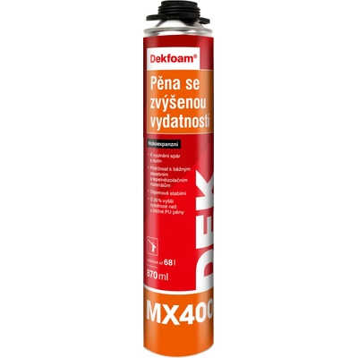DEKFOAM Pěna se zvýšenou vydatností MX400 870 ml