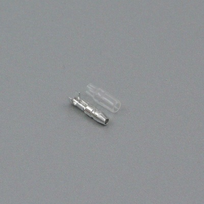 Sada kulatého konektoru Faston, 4 mm s izolací - kolík (samec)