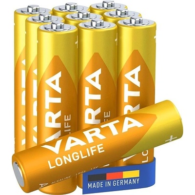 Varta Longlife AAA 10ks 4103101461 – Zboží Mobilmania