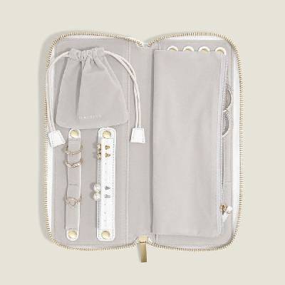 Stackers cestovní šperkovnice Jewellery Roll White Pebble bílá 76175