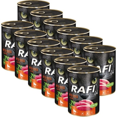 RAFI Cat Възрастни Пате с Патешко 12 x 400 г
