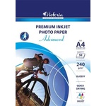Victoria Фотохартия, мастиленоструйна, A4, 240 g, гланцова, VICTORIA PAPER "Advanced