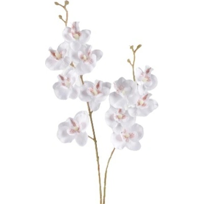 Umelá orchidea biela 50 cm
