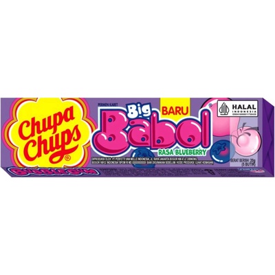 Chupa Chups Big Babol Blueberry Bubble Gum 20g – Hledejceny.cz