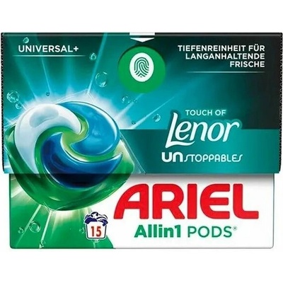 Ariel Universal+ Touch Of Lenor gélové kapsule na pranie 15 PD