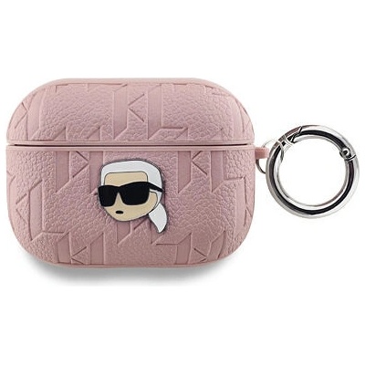 Karl Lagerfeld PU Embossed Karl Head Puzdro na AirPods Pro KLAPPGKIPP