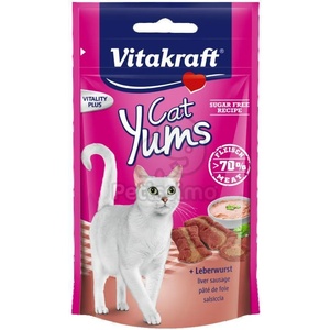 Vitakraft Cat Yums - мокра храна от наденица с черен дроб за котки 40 г
