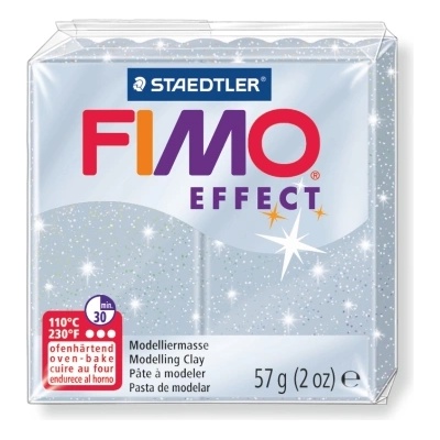 FIMO Полимерна глина Staedtler Fimo Effect, 57g, лсре812 (21896-А-ЛЪСКСРЕБР)