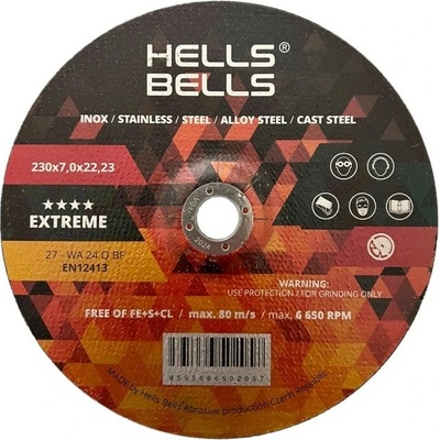 Hells Bells 230 x 7,0 x 22,2 mm T27 HBX23070