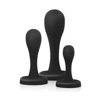 BUTTR Комплект анални ризширители, buttr, 3 размера, Черен, 63024