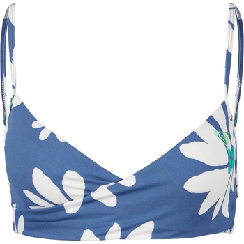 Roxy Дамско бикини горнище Roxy Women's PT Essentials Wrap Bra Bikini top - Dutch Blue Flower Soul (150-6336-0212)