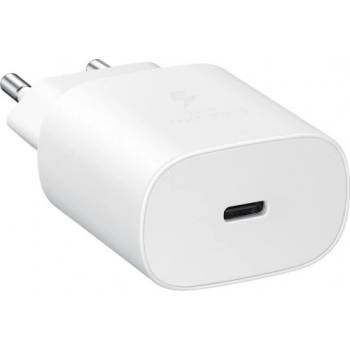Image 1 of Samsung Оригинален адаптер Samsung EP-TA800NBEGEU, 25W Fast Charger, Tipe C, Бял