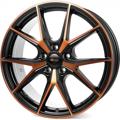 BROCK B40 8x19 5x112 ET45 matt black orange