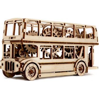 Revell Дървен сглобяем модел Revell - Лондонски автобус, 197 части (R00618)