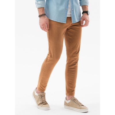 Ombre Clothing Men's jeans P1058 hnedá