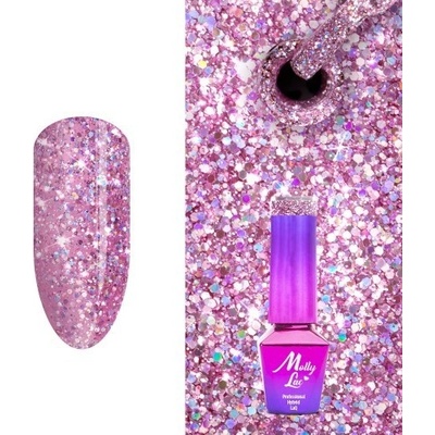Molly Lac Gél lak Born To Glow Absolute Pink 571 5 ml