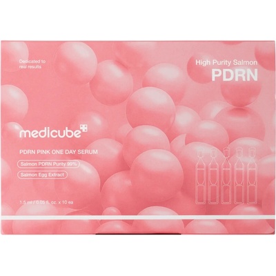 Medicube PDRN Pink One Day Serum regenerační pleťové sérum pro rozjasnění a hydrataci 10 ks x 1,5 ml
