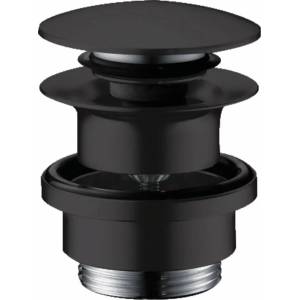 Hansgrohe Push-Open вентил за мивка, матово черен (50100670)