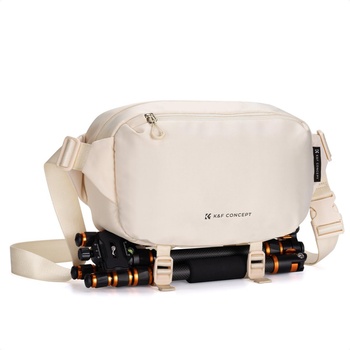 K&F Concept Alpha Camera Sling Bag 10L - фотографска чанта за рамо / кръст (Beige) - KF13.157V5