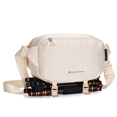K&F Concept Alpha Camera Sling Bag 10L - фотографска чанта за рамо / кръст (Beige) - KF13.157V5