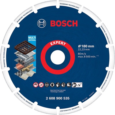 Bosch Rezací kotúč EXPERT Diamond Metal Wheel, 180 x 22,23 mm 2608900535