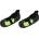 Karrimor Мъжки чорапи Karrimor 2 Pack Running Socks Mens - Black/Fluo