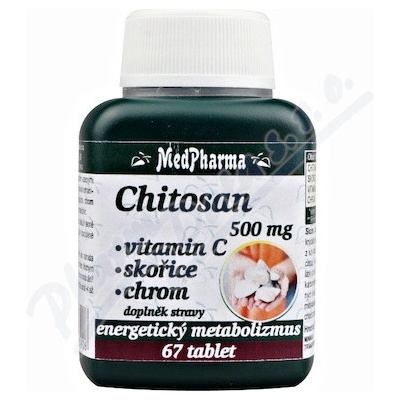 MedPh Chitosan 500mg+C+chrom+skoř.67 tablet