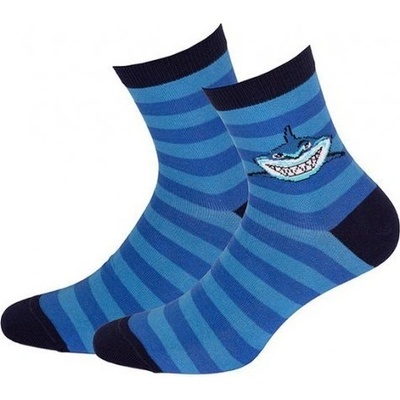 Gatta Cottoline vzorované G44.N01 Chlapecké ponožky blue
