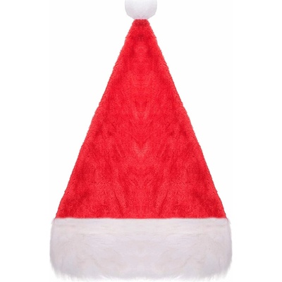 SPRINGOS Vianočná čiapka s brmbolcom Santa červená