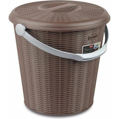 Stefanplast Elegance 10 l, s vekom, sivý