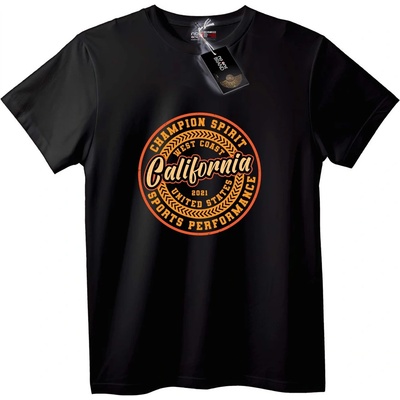 NOONEBRAND Тениска California Спортни Шампиони - S, White