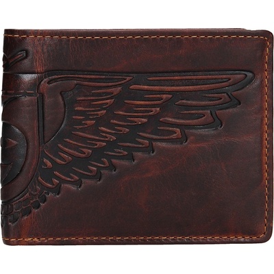 Lagen pánska kožená peňaženka 26537 krídla hnědá